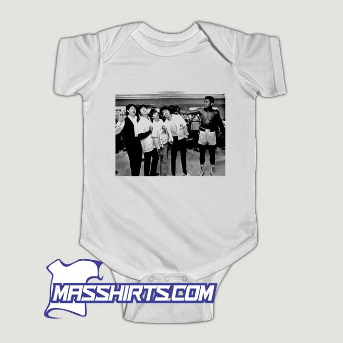 The Beatles Muhammad Ali Knockout Baby Onesie