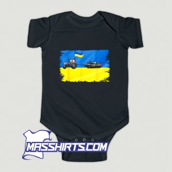 Ukrainian Farmer Steals Tank Baby Onesie