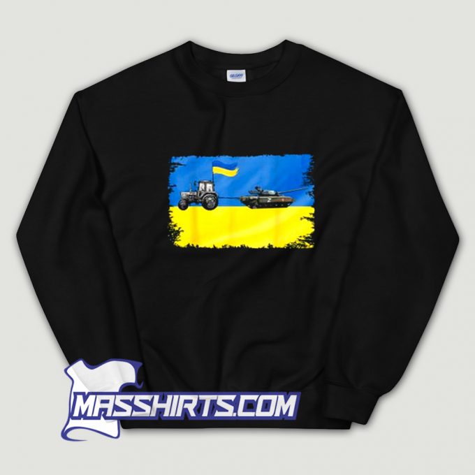Ukrainian Farmer Steals Tank Sweatshirt