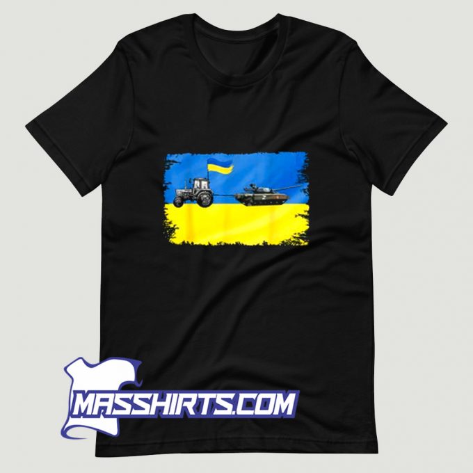 Ukrainian Farmer Steals Tank T Shirt Design
