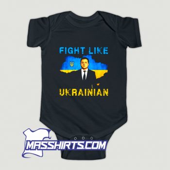 Vintage Fight Like Ukrainian Baby Onesie