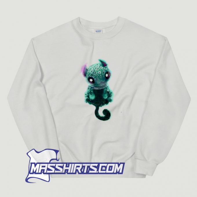 Funny Spotted Space Kitten Sweatshirt