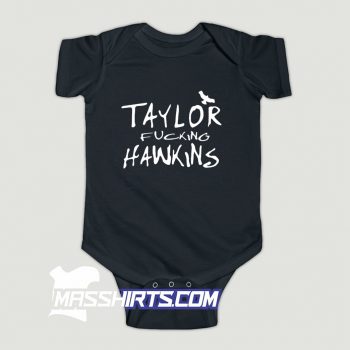 Taylor Hawkins Hawk Logo Baby Onesie