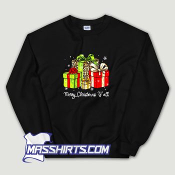 Awesome Merry Christmas Yall Xmas Sweatshirt