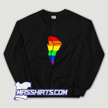 Best Power Rangers Pride Bolt Rainbow Sweatshirt