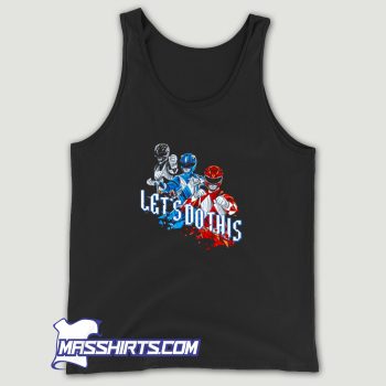 Classic Lets Do This Power Rangers Tank Top