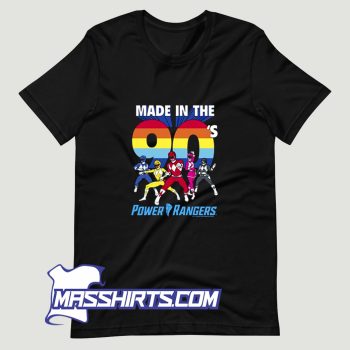 Classic Power Rangers Retro 90s T Shirt Design