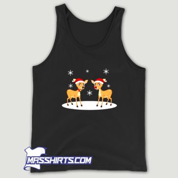 Classic Rudolph And Clarice Christmas Tank Top
