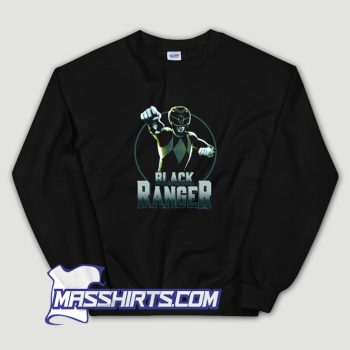 New Power Rangers Black Ranger Sweatshirt