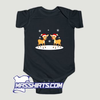 Rudolph And Clarice Christmas Baby Onesie On Sale
