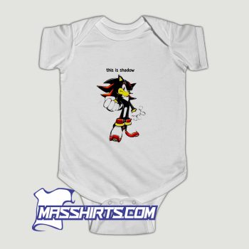 Sonic This Is Shadow Character Baby Onesie