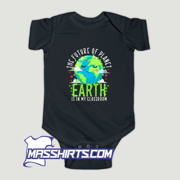 Vintage Earth Day Teachers 2022 Baby Onesie