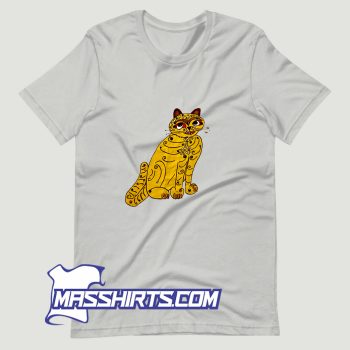 Classic Abba Yellow Cat T Shirt Design