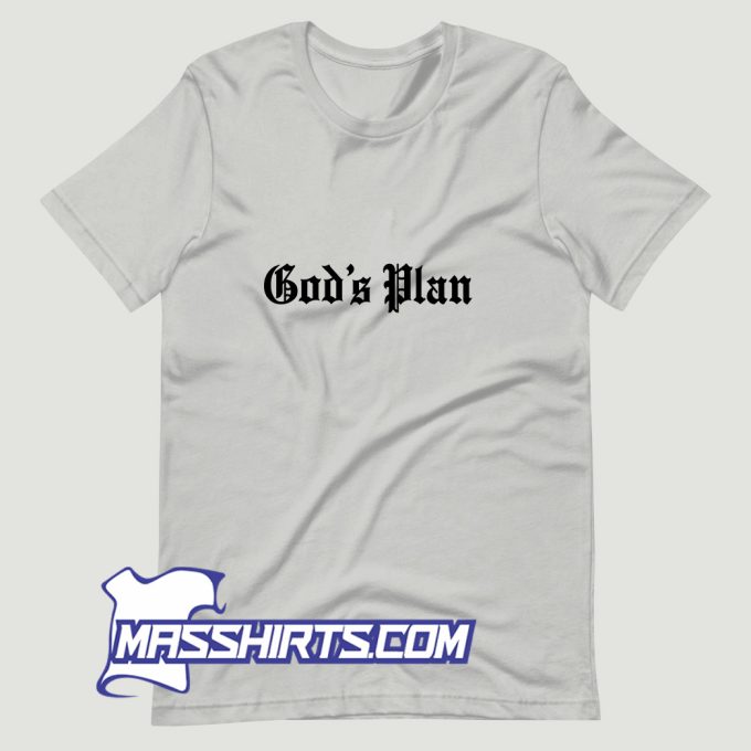 Cool Gods Plan T Shirt Design