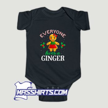 Everyone Loves Ginger Cookie Baby Onesie
