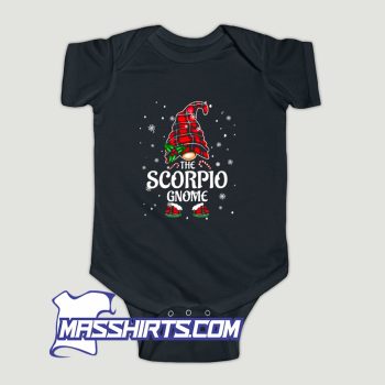 The Scorpio Gnome Xmas Baby Onesie