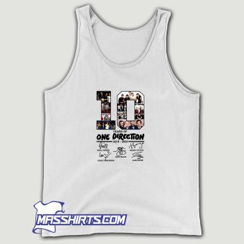 10 Years Of One Direction Tank Top