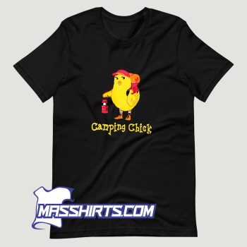Classic Camping Chick T Shirt Design