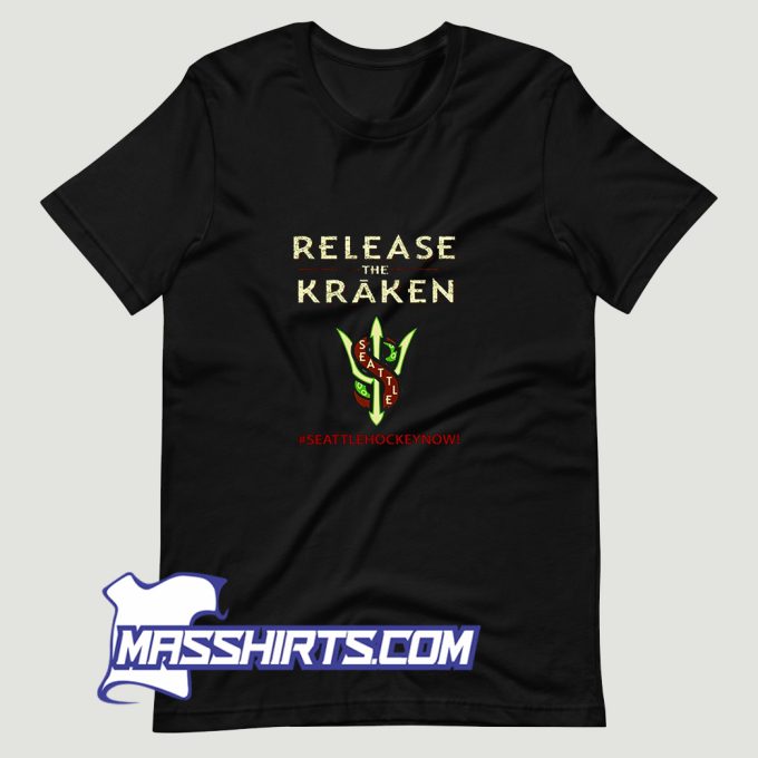 Cute Release Kraken T Shirt Design