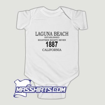 Laguna Beach 1887 California Baby Onesie