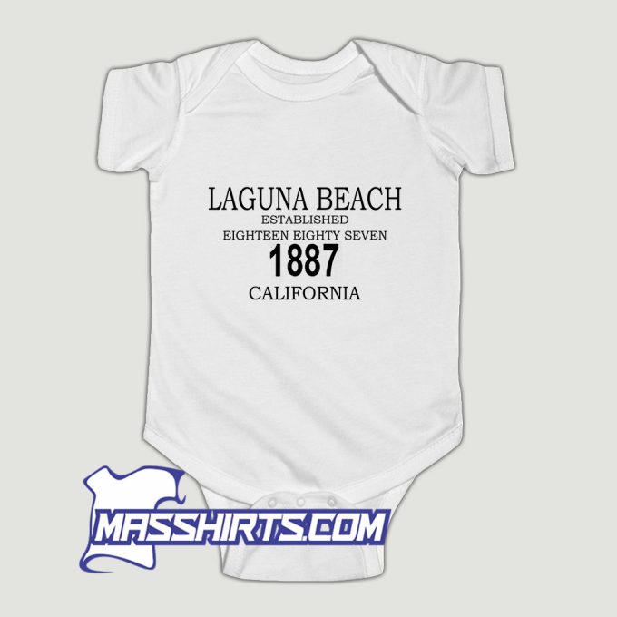 Laguna Beach 1887 California Baby Onesie
