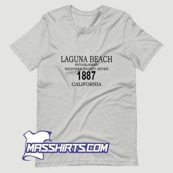 Laguna Beach 1887 California T Shirt Design