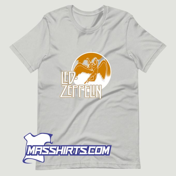Led Zeppelin Swan Song Circle T Shirt Design