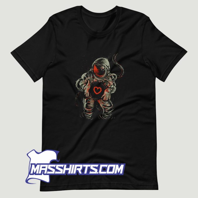 New Astronaut Love Valentine Day T Shirt Design