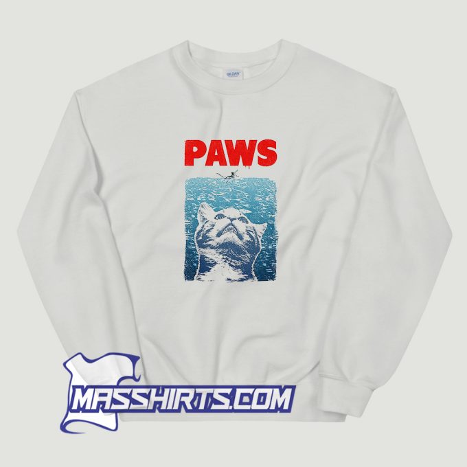 Paws Jaws Parody Sweatshirt