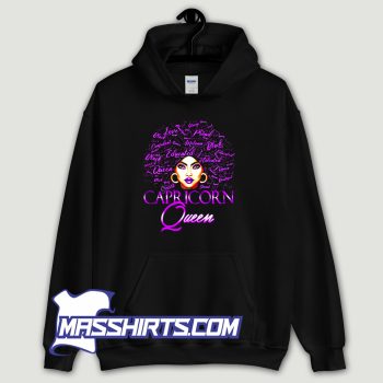 Purple Queen Capricorn Girl Hoodie Streetwear