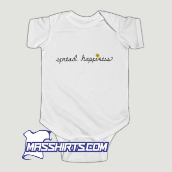 Spread Happiness Baby Onesie
