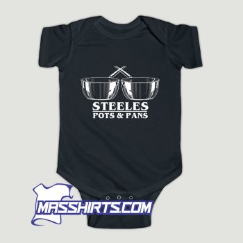 Steeles Pots And Pans Baby Onesie