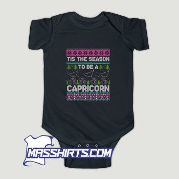 Tis The Season To Be Capricorn Baby Onesie