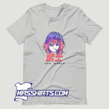 UO New World Anime T Shirt Design