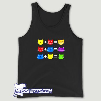 Cat Themed Color Theory Educational Art Tank Top