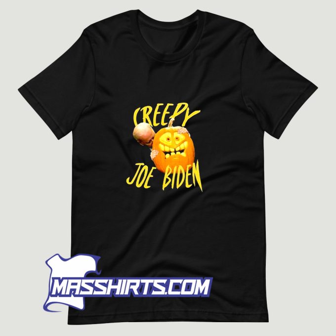 Joe Biden Hug Pumpkin Creepy T Shirt Design