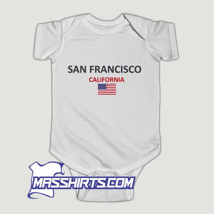 San Francisco California Baby Onesie