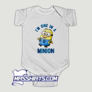Awesome Minions Dave One In A Minion Baby Onesie
