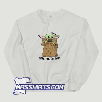 Baby Yoda Dringking Soup Sweatshirt