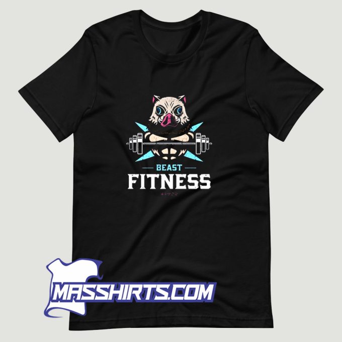 Beast Fitness Demon Slayer Barbell T Shirt Design