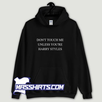 Dont Touch Me Unless Youre Harry Styles Hoodie Streetwear