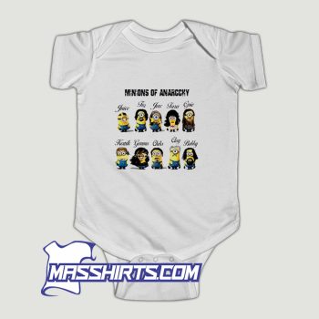 Minions Of Anarchy Baby Onesie