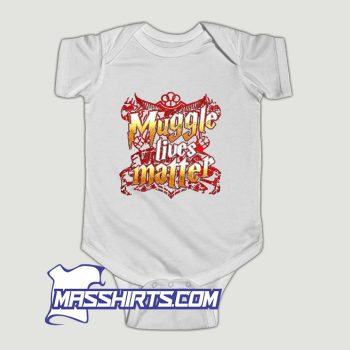 Muggle Lives Matter Baby Onesie