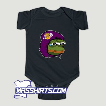 Pepe The Frog Los Angeles Lakers Meme Baby Onesie