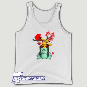 Pokemon Pikachu And Bulbasaur Mashup Tank Top