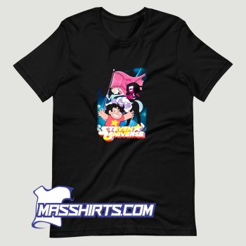 Steven Universe Crystal Gem Flag T Shirt Design