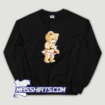 Teddy Bear Snap Box Sweatshirt