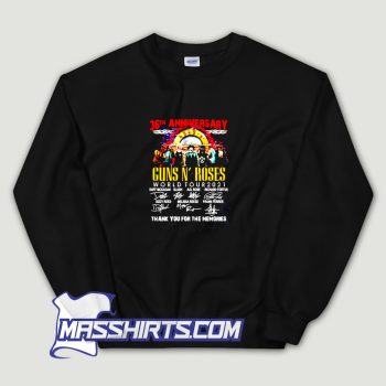 36Th Anniversary Guns N Roses World Tour Sweatshirt