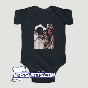 Biggie Smalls With Tupac Fashionable Baby Onesie
