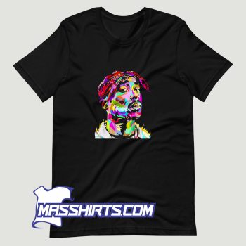 Tupac Shakur Painting T Shirt Design